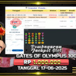 BUKTI JACKPOT SLOT GATES OF OLYMPUS 1000 TERPERCAYA DI INDONESIA TGL 17-06-2025