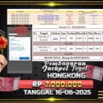 BUKTI JACKPOT TOGEL HONGKONG TERPERCAYA DI INDONESIA TGL 16-06-2025