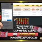 BUKTI JACKPOT SLOT GATES OF OLYMPUS SUPER SCATTER TERPERCAYA DI INDONESIA TGL 29-06-2025