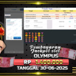 BUKTI JACKPOT SLOT GATES OF OLYMPUS TERPERCAYA DI INDONESIA TGL 30-06-2025