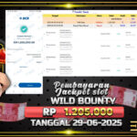 BUKTI JACKPOT SLOT WILD BOUNTY SHOWDOWN TERPERCAYA DI INDONESIA TGL 29-06-2025