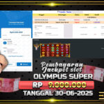 BUKTI JACKPOT SLOT GATES OF OLYMPUS SUPER SCATTER TERPERCAYA DI INDONESIA TGL 30-06-2025